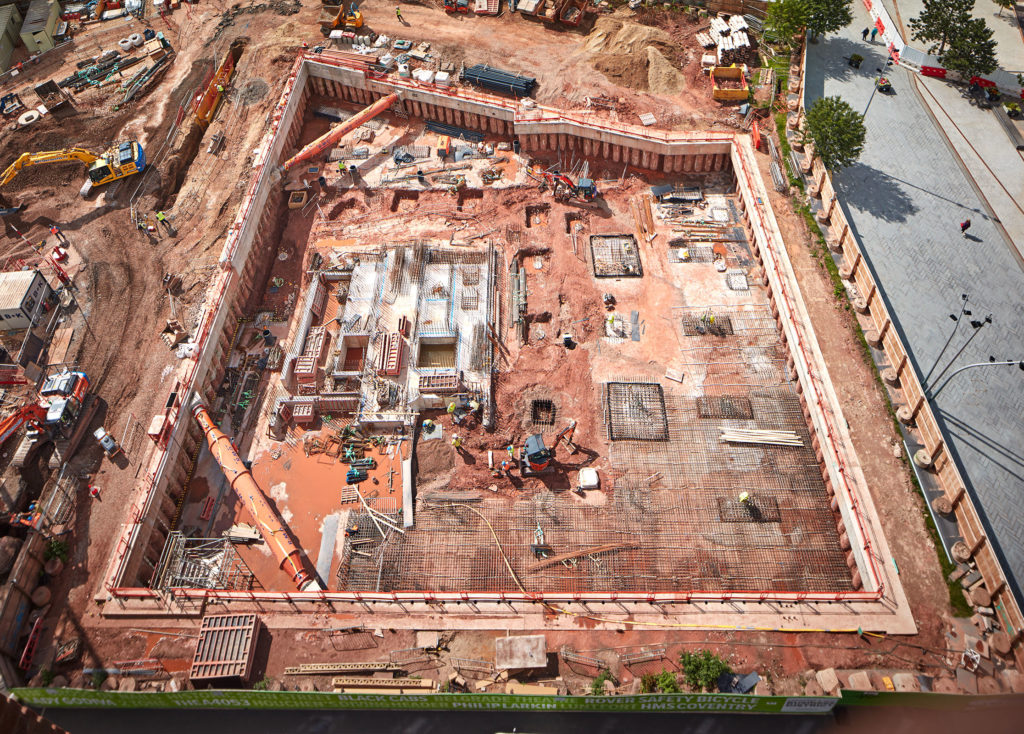 Aerial shot of TWO FRIARGATE site on Friargate | TWO FRIARGATE, Coventry