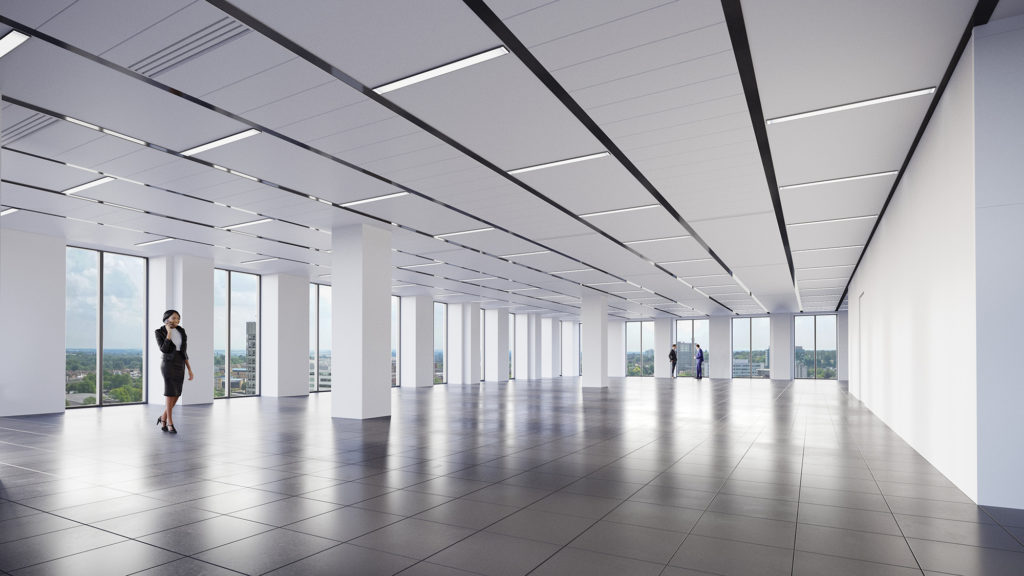 Unfurnished offices in TWO FRIARGATE demonstrating its high levels of natural light | TWO FRIARGATE, Coventry, a beacon of sustainability
