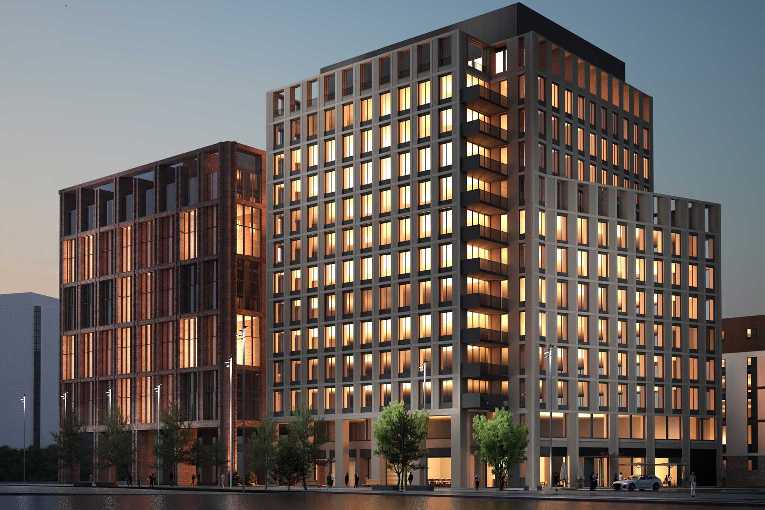 CGI of TWO FRIARGATE offices Coventry