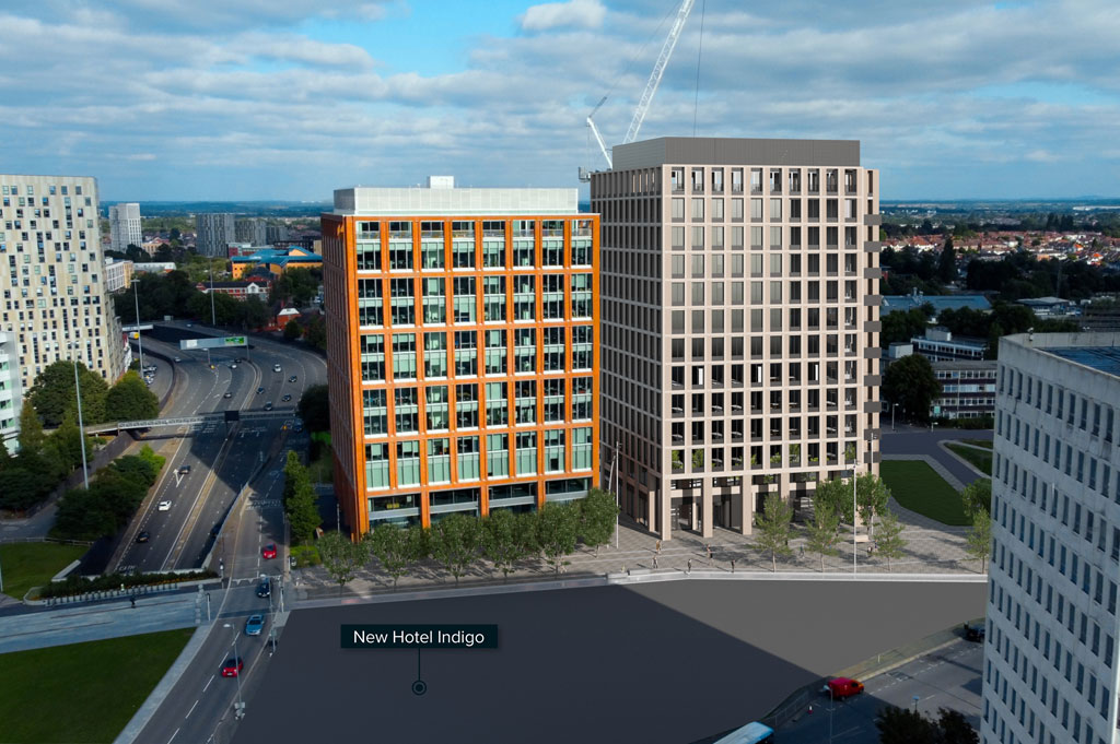 CGI of TWO FRIARGATE, a shining example of Coventry construction at work