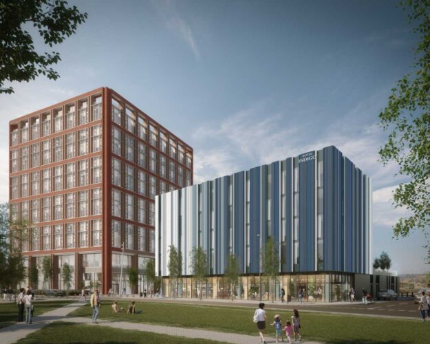 CGI of Hotel Indigo to provide high-quality amenities for TWO FRIARGATE offices Coventry