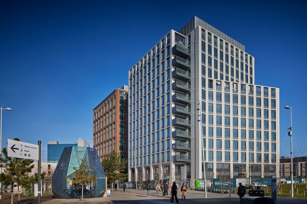 External photo of TWO FRIARGATE construction progress as these Coventry offices near completion