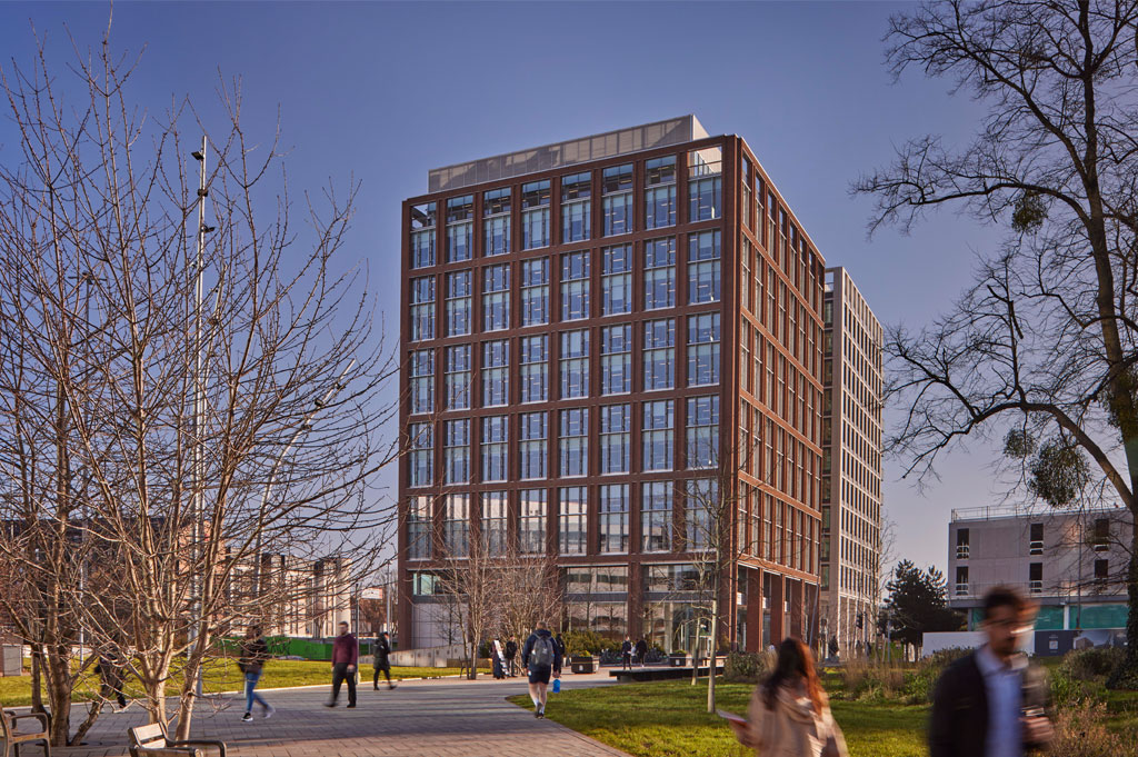 One Friargate with Coventry's newest Grade A offices alongside - featured in our Q&A with Paul Kelly of Bowmer + Kirkland 