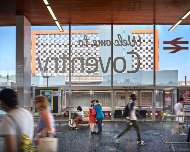 Coventry Railway Station where a new Sainsbury's Coventry has opened, supporting TWO Friargate offices Coventry