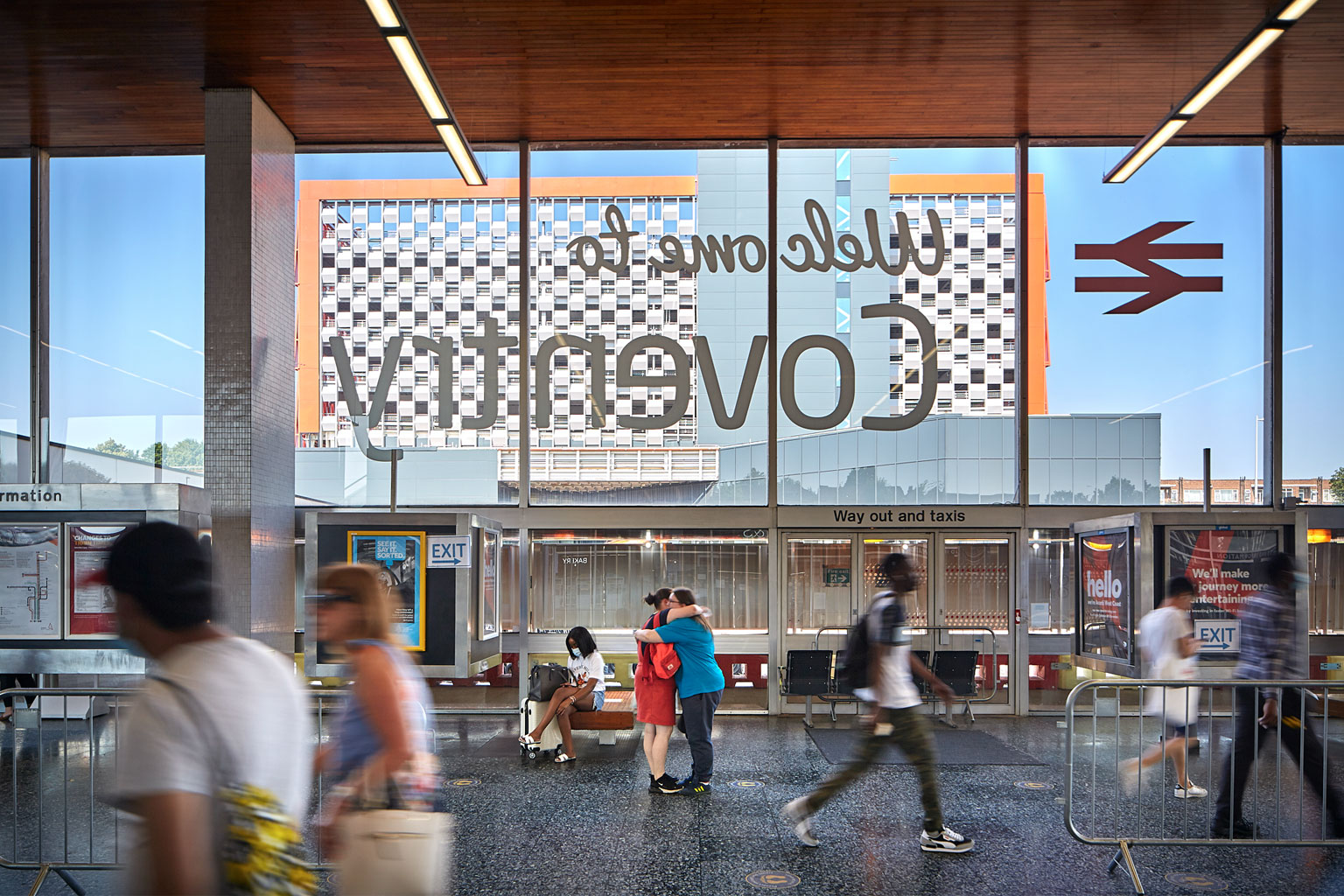 Coventry Railway Station where a new Sainsbury's Coventry has opened, supporting TWO Friargate offices Coventry