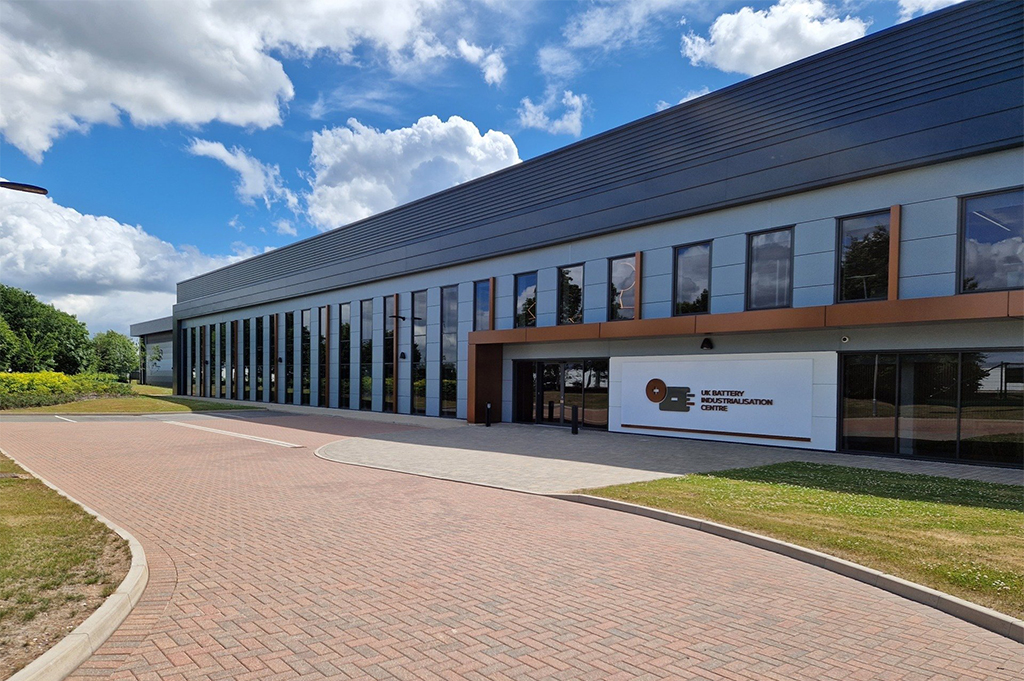 The UK Battery Industrialisation Centre situated in Coventry’s automotive and advanced manufacturing hub