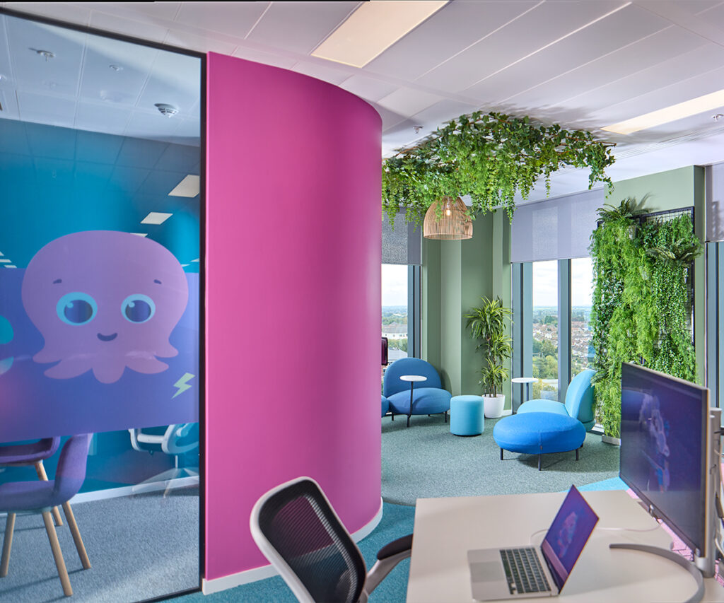 Octopus Energy meeting room at TWO FRIARGATE office space Coventry