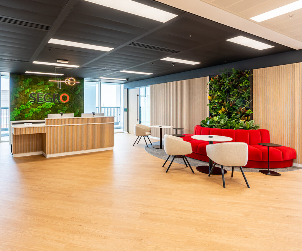 The reception at SEGRO
