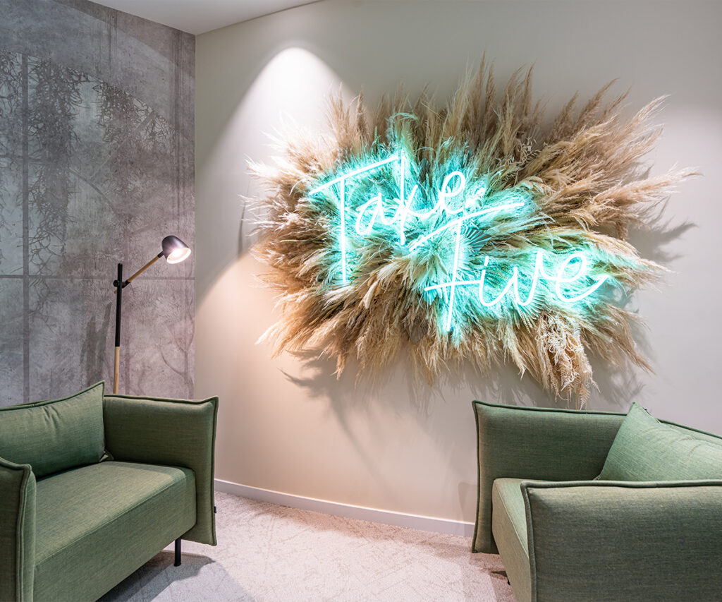 A hint of vibrancy at the SEGRO offices