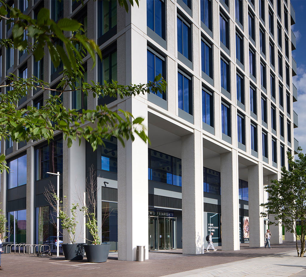 TWO FRIARGATE new build offices Coventry with bar / restaurant space in Coventry available within the ground floor, facing Coventry Railway Station, just one minute's walk away